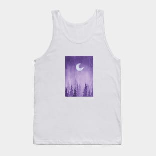 Watercolor forest Tank Top